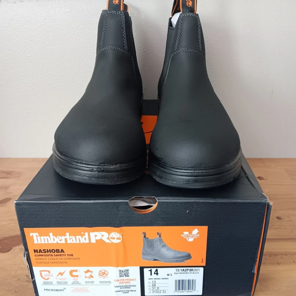 Timberland PRO Black Chelsea Work Boots